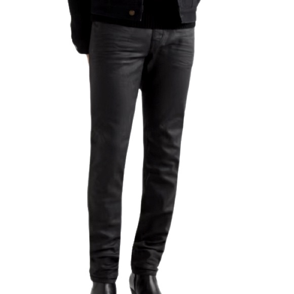 NWT Men’s Saint Laurent Paris Black Slim Fit Low Rise Jean D02-M/SK-LW - Sz 30 - Picture 1 of 12